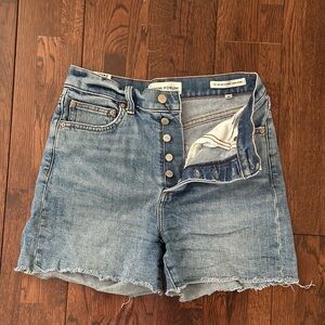 Denim Forum 50’s Arlo Hi Mid-Thigh Jean Shorts